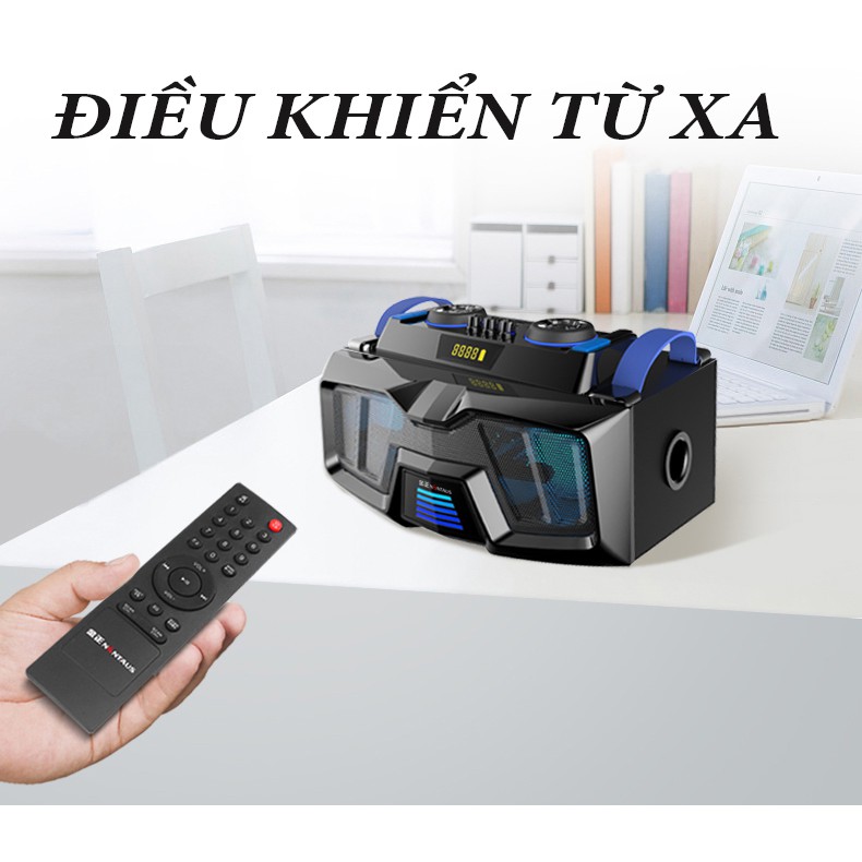 Bộ loa hát karaoke gồm 2 micro UHF dùng cho tivi smart và điện thoại A22 DM2KM