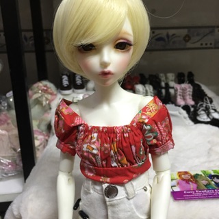Tóc búp bê BJD - vòng đầu 16-19cm