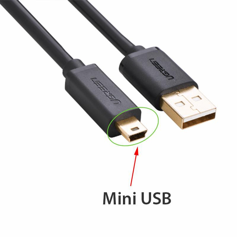 Cáp Sạc USB 2.0 ra mini USB  50cm