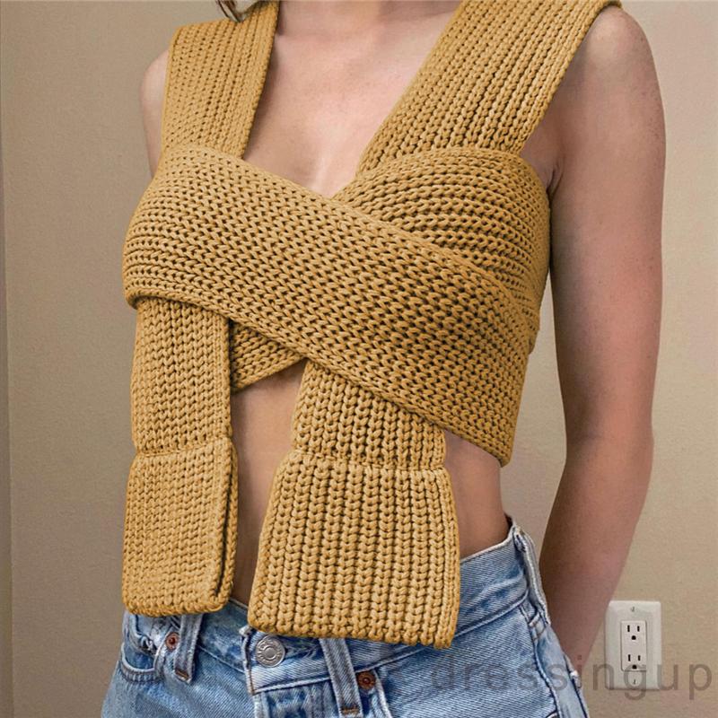 Áo sát nách màu trơn thiết kế độc đáo cá tính thời trang cho nữ