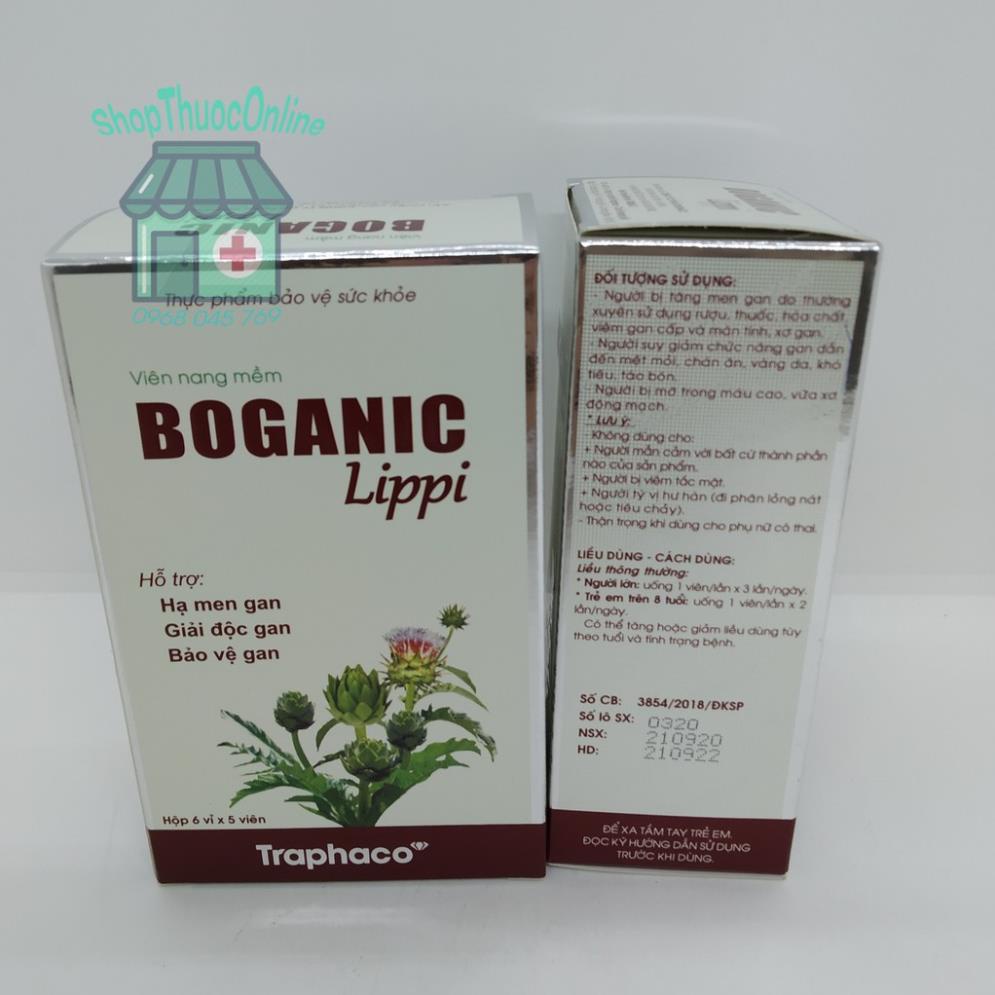 Boganic Lippi hộp 30 viên nang mềm