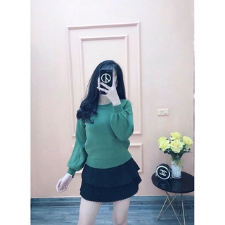 Áo len tay bồng