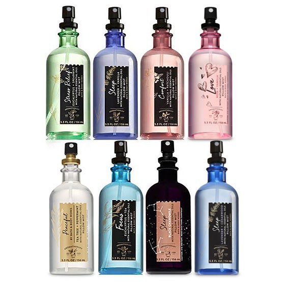 Xịt thơm gối/ toàn thân Bath & Body Works Essential Oil Mist