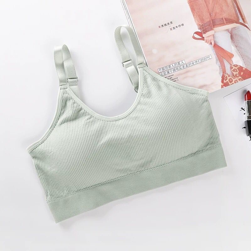 Áo Bralette thể thao. Áo bra trơn phong cách thể thao năng động