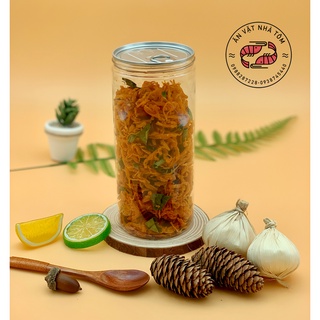 Hũ 300G Khô Gà Lá Chanh Mắm Ớt Siêu Ngon