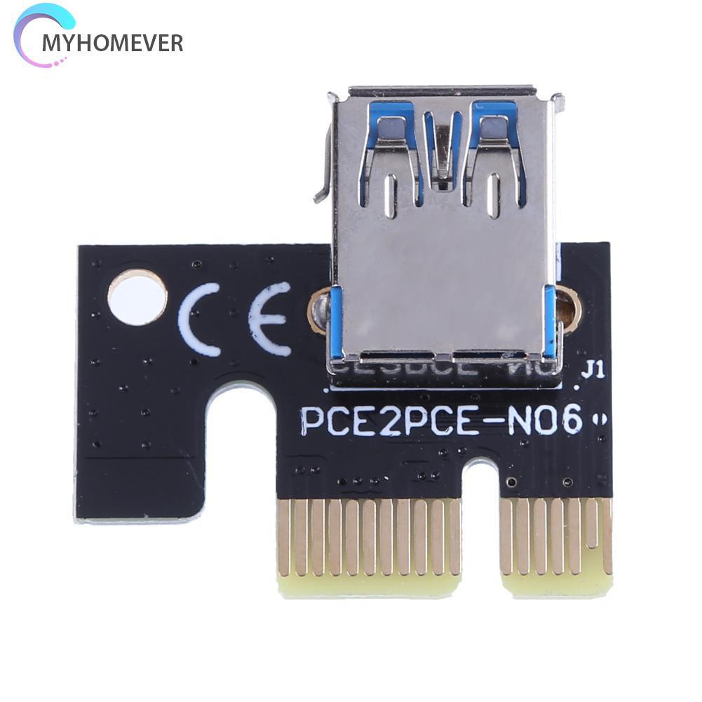 myhomever Power Enhanced PCI-E 1x to 16x Extender Adapter Card Mining Card Kit