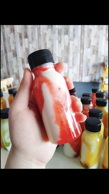 chai tròn năp đen 100ml