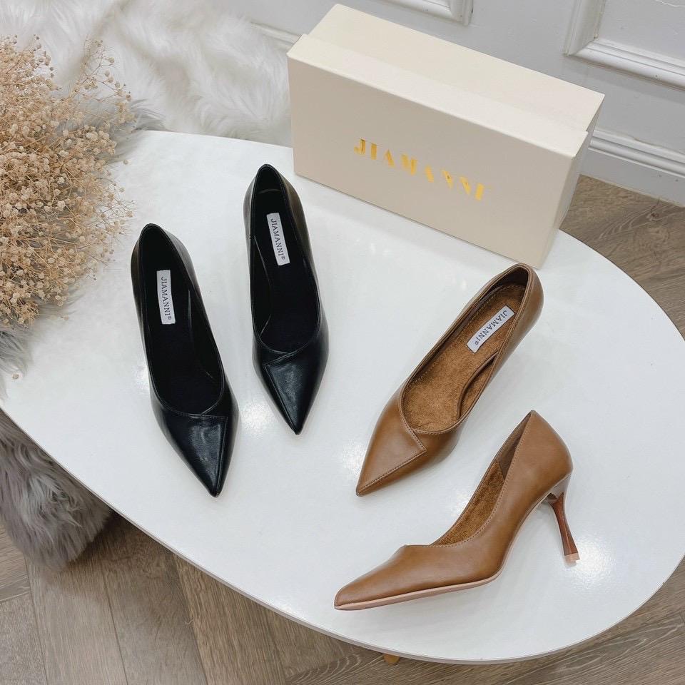 Giày 7cm JIAMANNI tặng nút gót