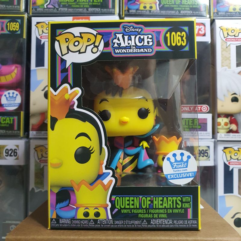 Đồ chơi mô hình funko pop 1063 Queen of Hearts (Black Light) - Disney