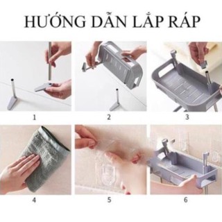 Kệ nhà tắm chân vịt cao cấp