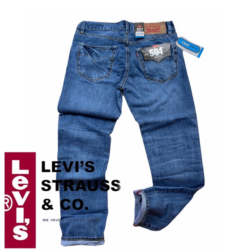 Quần Jean Dài Levis 501 Thiết Kế Giản Dị Thời Trang