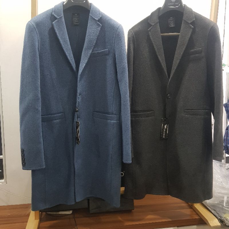 (TẶNG SỊP 70K) Áo mangto dạ lông cừu chính hãng aristino- aco1701- tag 5500k | BigBuy360 - bigbuy360.vn