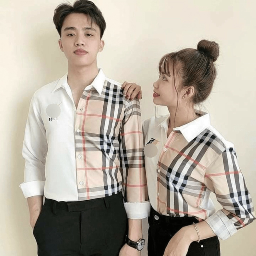 Áo sơ mi cặp đôi CỰC ĐẸP HOẠ TIẾT CARO DÀNH CHO CÁC CÁC BẠN TRẺ KB FASHION