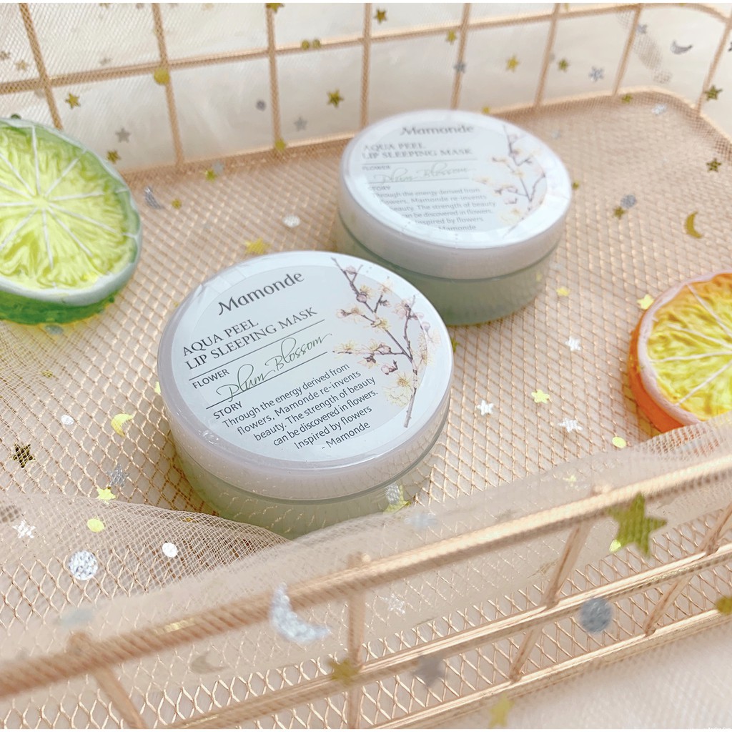 {THANH LÝ} Mặt Nạ Ngủ Môi Mamonde Aqua Peel Lip Sleeping Mask 20g | BigBuy360 - bigbuy360.vn
