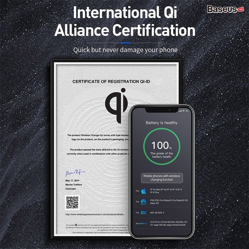 Giá đỡ điện thoại tích hợp sạc nhanh không dây 15W dùng trên xe hơi ôtô Baseus Light Electric Holder Wireless Charger