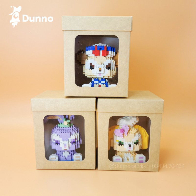 Hộp trưng bày, Hộp quà Nanoblocks Size dưới 12cm kraft Vintage Châu Âu 320gsm - size 12x10x10cm nắp rời | BigBuy360 - bigbuy360.vn