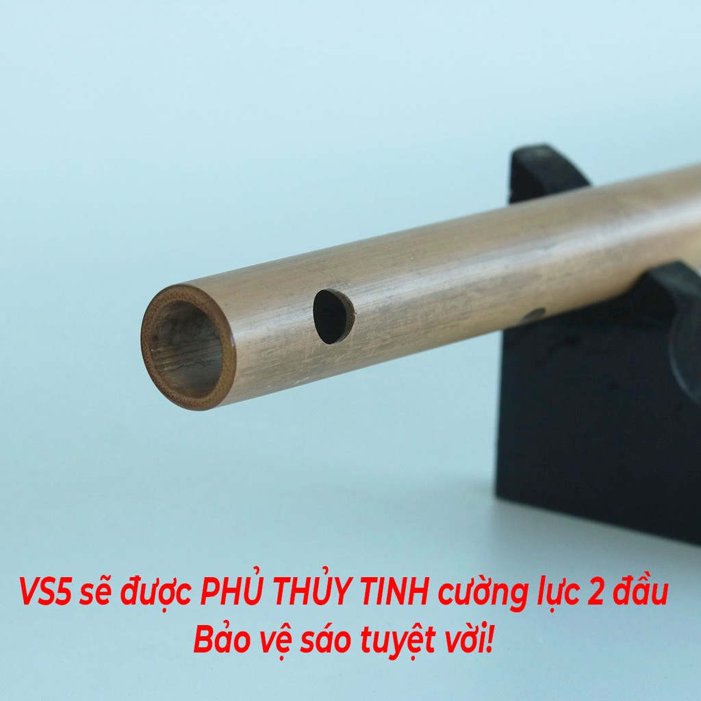 Sáo trúc Bùi Gia VS5 SIÊU CẤP - DÀNH RIÊNG CHO BIỂU DIỄN - ĐỦ TONE - C5 - 6 LỖ