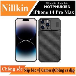 Ốp lưng chống sốc bảo vệ Camera cho iPhone 14 Pro Max (6.7 inch) hiệu Nillkin Camshield Pro - hotphukien phân phối