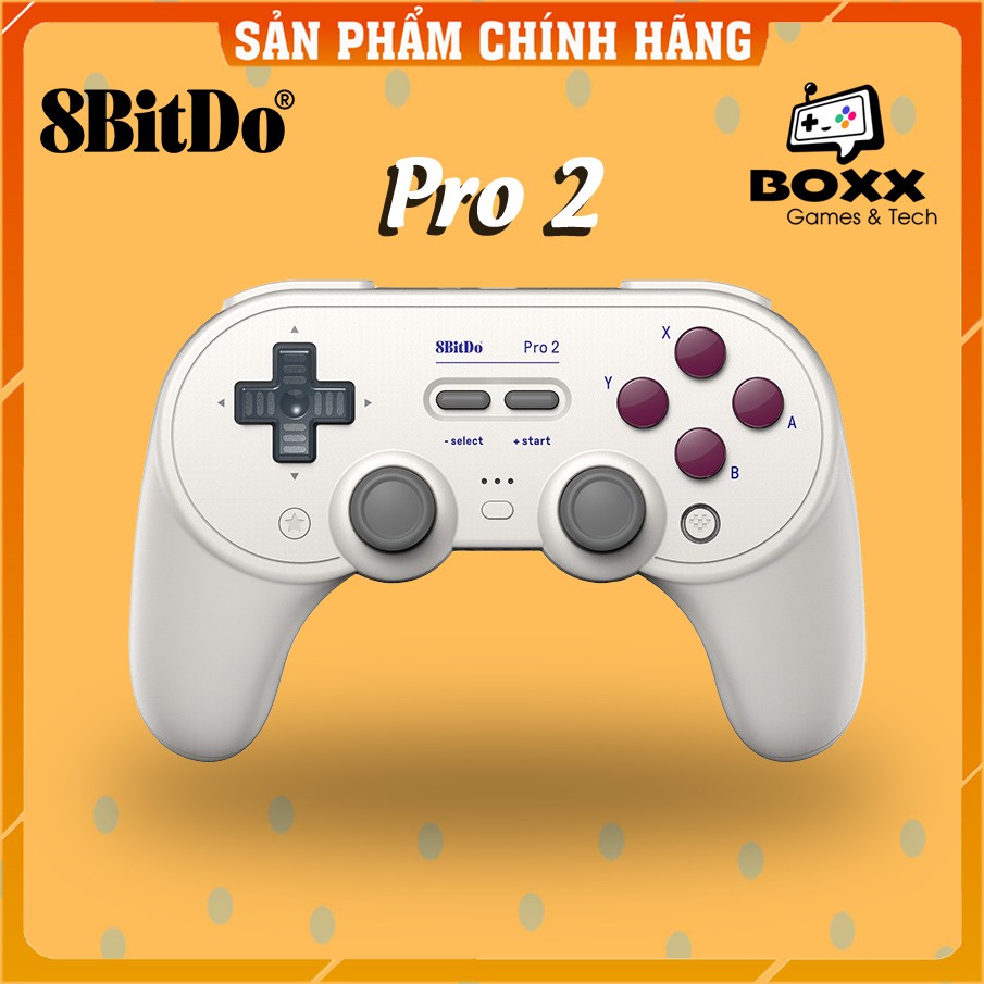 Tay cầm chơi game Bluetooth 8Bitdo Pro 2 Classic cho Nintendo Switch, Windows, Mac, Điện thoại