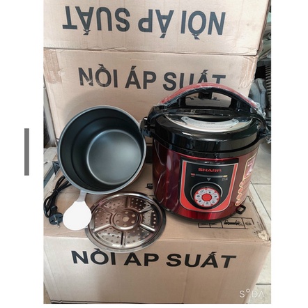 Nồi Áp Suất Điện Sharp KS-226- 6L-nồi hầm ,ninh ,nấu cơm đa năng hàng chính hãng bảo hành 12 tháng