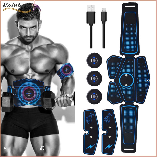 Set 3 Dây Đai Mát Xa Cơ Bụng / Eo / Cánh Tay