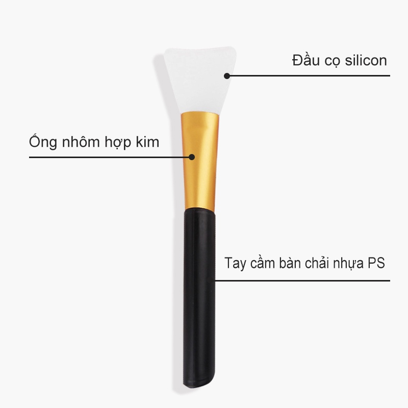 Bàn chải mặt nạ silicon thanh dài,Bàn chải chăm sóc da (LA-MMS)