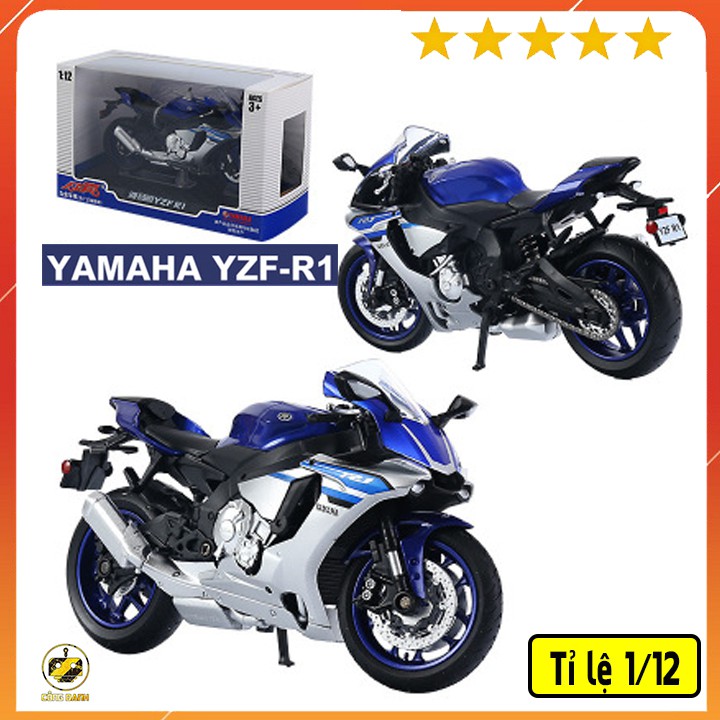 Xe mô hình moto YAMAHA YZF R1 tỉ lệ 1:12 MSZ