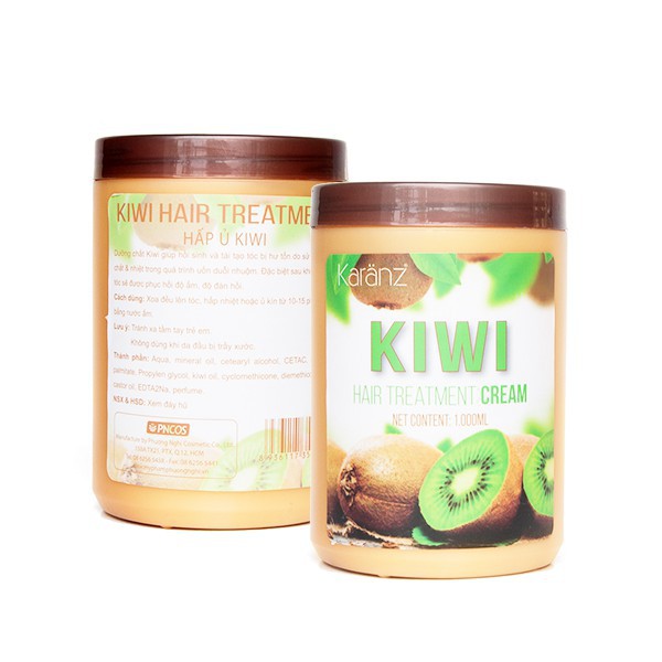 Hấp dầu (Kem ủ tóc) Karanz Kiwi 1000ml dưỡng tóc mềm mượt, hết khô xơ