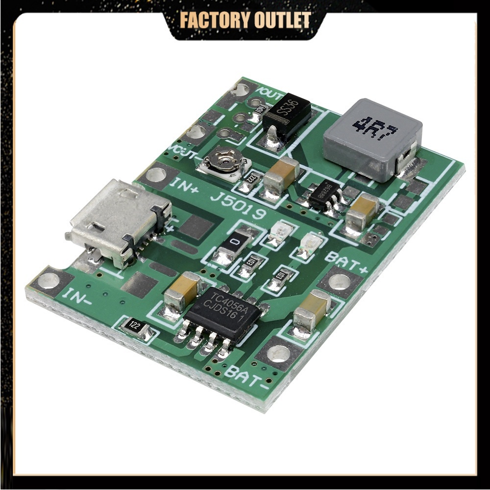 Bo Mạch Sạc Pin Lithium Li-ion 18650 DC-DC 3.7V 4.2V