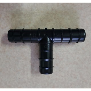 Tê nối ống LDPE 20mm dùng trong hệ thống tưới tự động