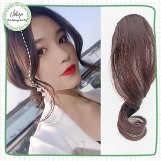 Tóc giả nữ dài xoăn siêu nhẹ – Tóc giả kẹp mái hai bên màu sắc nổi bật, dễ sử dụng - Cô nàng sư tử