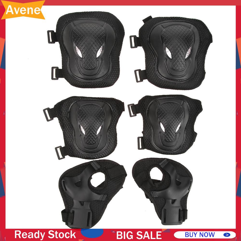 Set 6 Miếng Đệm Bảo Vệ Đầu Gối Cho Người Lớn Khi Chơi Thể Thao