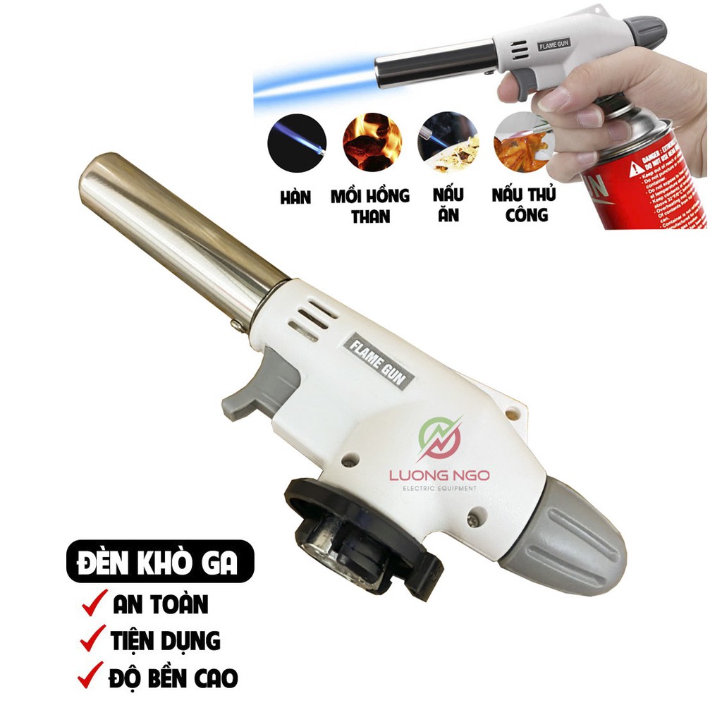 Bộ Đầu Khò Gas tự động FLAME - Đèn Khò Ga Có Mồi Lửa - Sử Dụng Cho Bình Gas Mini thiết bị cho mọi gia đình