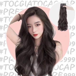 💕 tóc kẹp 💕 set tóc kẹp 3 phím dáng xoăn 60cm