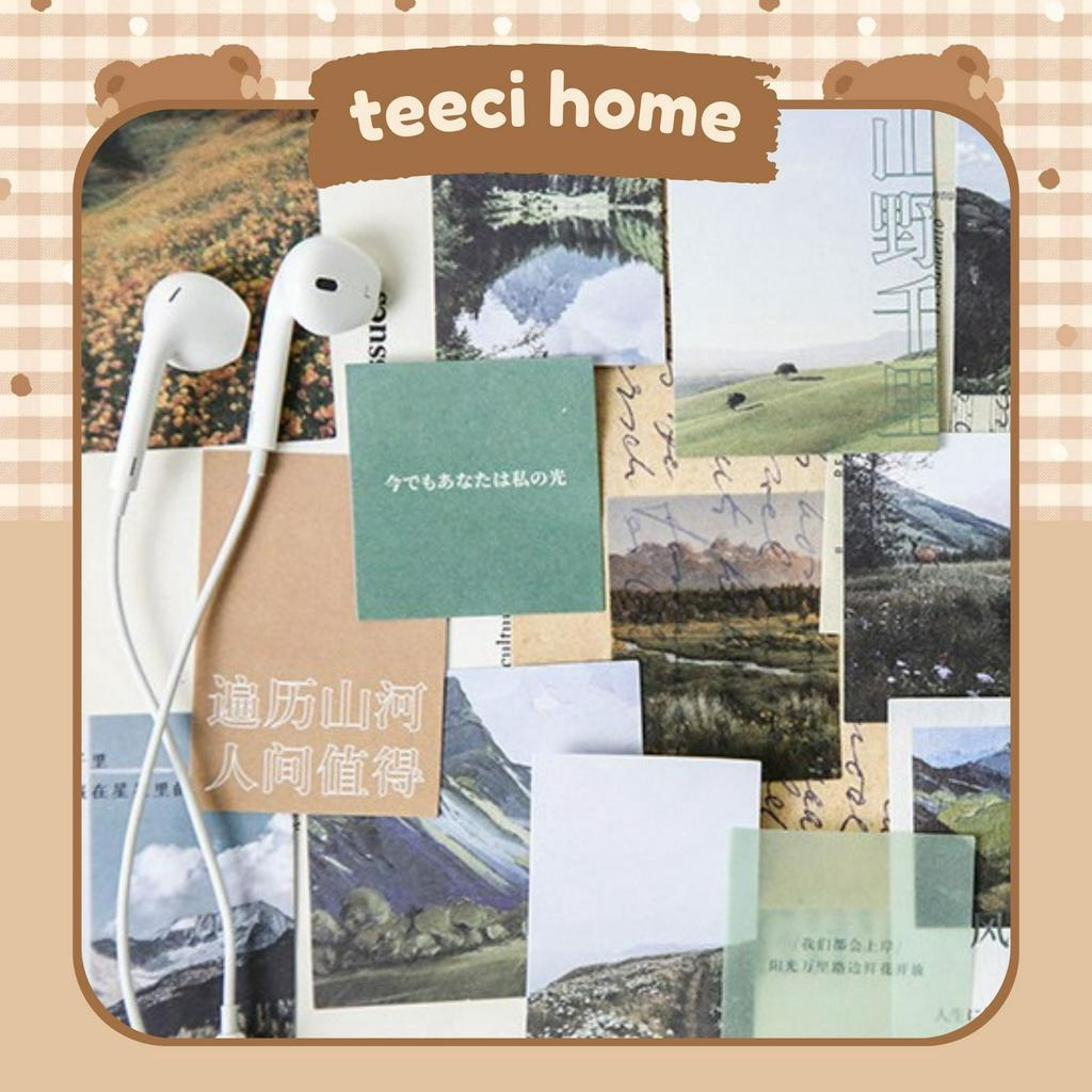 &lt;Ảnh Thật Shop Chụp&gt; Set 40 Sticker Hình Ảnh Dán Tường Trang Trí Sổ Tay Mohamm, Điện Thoại Vở M027