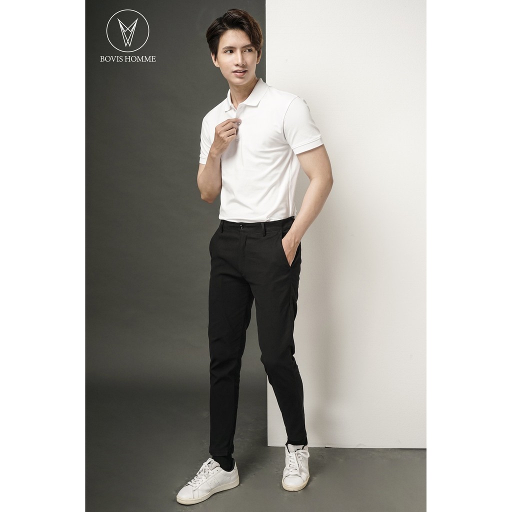 Quần kaki nam Bovis Homme, mã KAKI, nhiều màu, form slimfit, chất liệu cotton dày dặn, đứng form, cam kết không xù lông