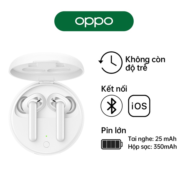 Tai nghe True Wireless Oppo Enco W31 - Hàng Chính Hãng