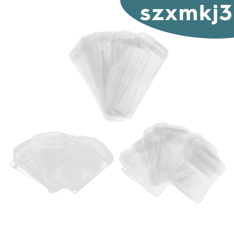 Set 50 Túi Khóa Zip Trong Suốt Có Lỗ Treo 1