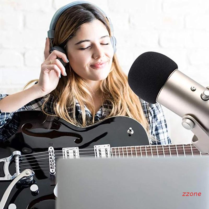 Vỏ xốp lớn bọc đầu micro cầm tay loại bỏ bụi bẩn và không mùi cho Blue Yeti/ Yeti Pro