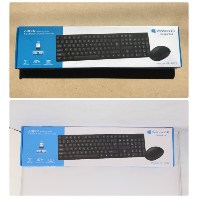 [FreeShip Hoá Đơn Từ 50K] Bộ Bàn Phím Chuột Không Dây RF-9022 BH 12 Tháng Hãng