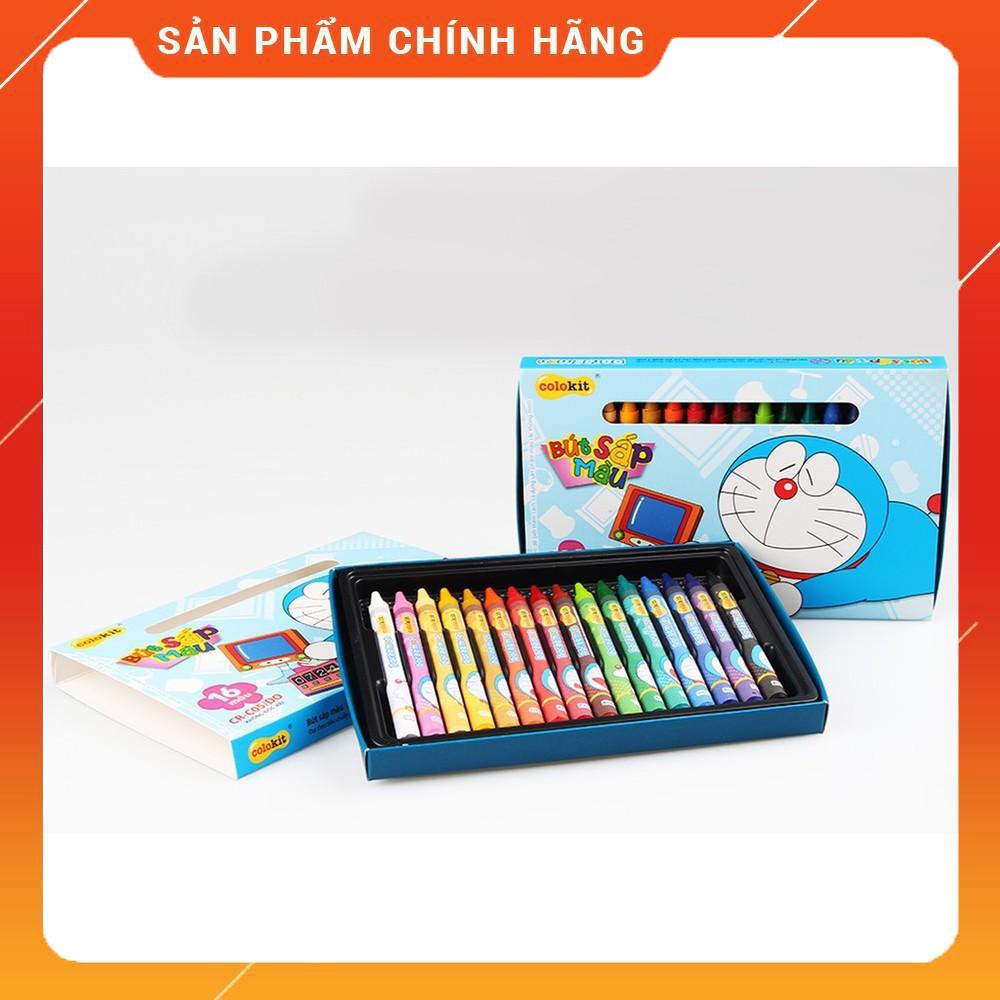 BÚT SÁP 16 MÀU DORAEMON CR-C05/DO (Hộp 16 Màu)