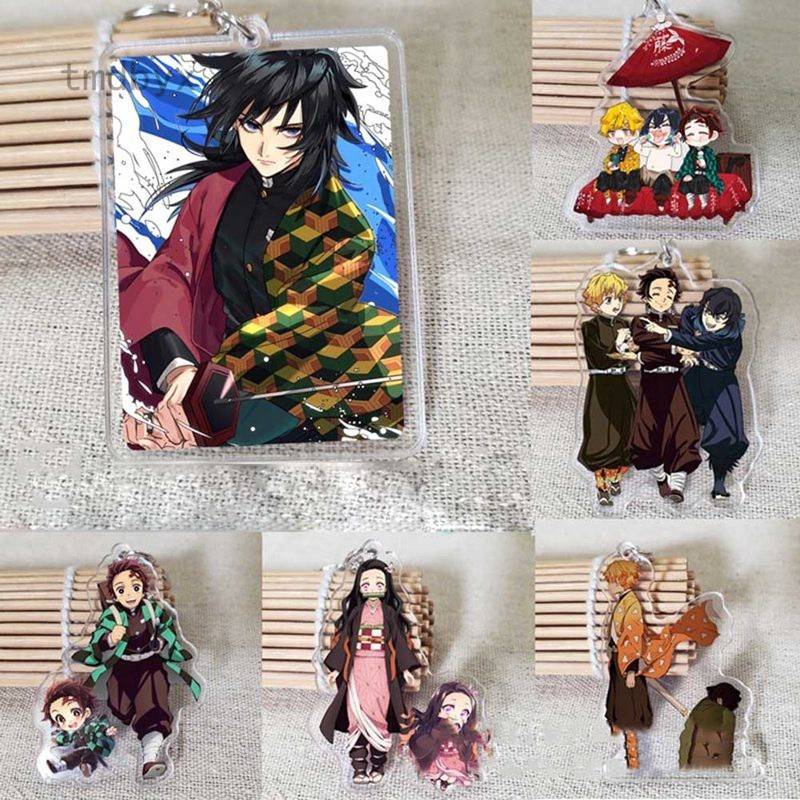 Tmdbyx Móc khóa hình nhân vật hoạt hình kimetsu No yaiba dễ thương