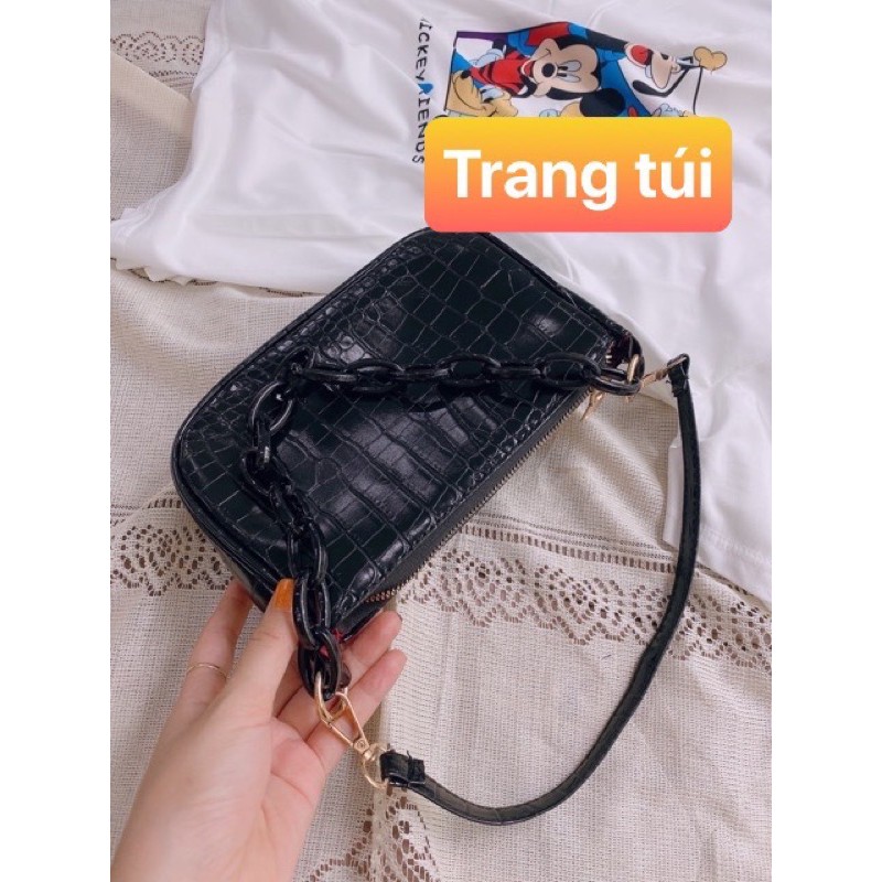 Túi kẹp nách nữ giá rẻ 💖 𝑭𝑹𝑬𝑬𝑺𝑯𝑰𝑷 💖túi xách nữ đeo chéo 3 dây viền xích đồng màu  2021 - Lorien | BigBuy360 - bigbuy360.vn