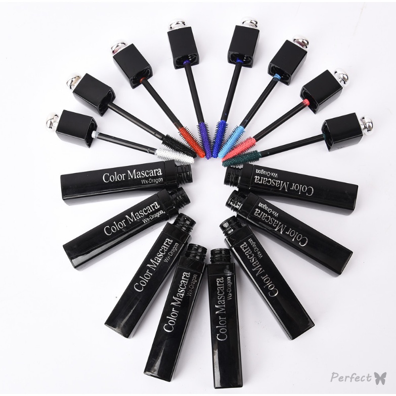 Mascara Màu Sắc Trắng Lâu Trôi Chống Thấm Nước Chống Mồ Hôi Làm Dày Và Dài Mi Tự Nhiên Cho Người Mới Bắt Đầu