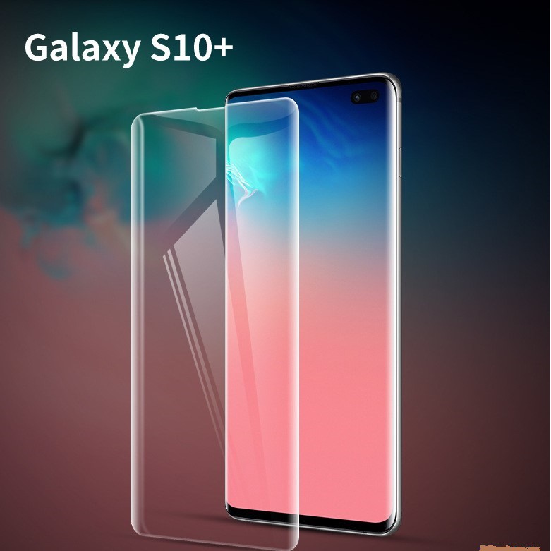 Cường lực sấy keo UV Samsung S10+ / S10 Plus (Trong suốt)