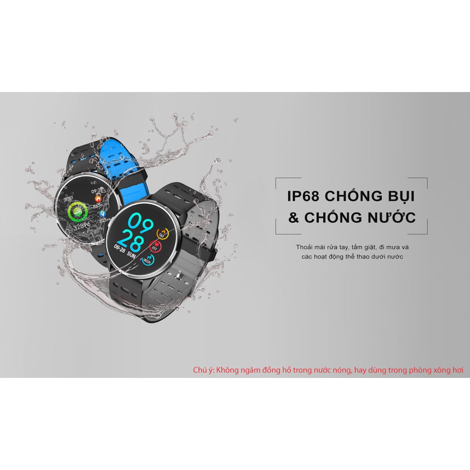 Đồng hồ thông minh đo sức khỏe Tuxedo SN67, đo nhịp tim, huyết áp, chống nước IP67 - Phân phối chính hãng