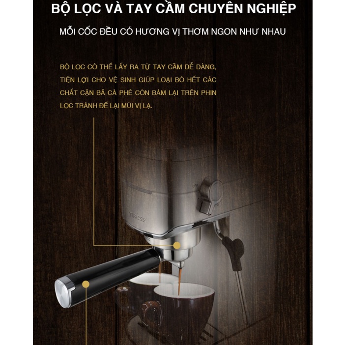 MÁY PHA CÀ PHÊ TIROSS TS6212