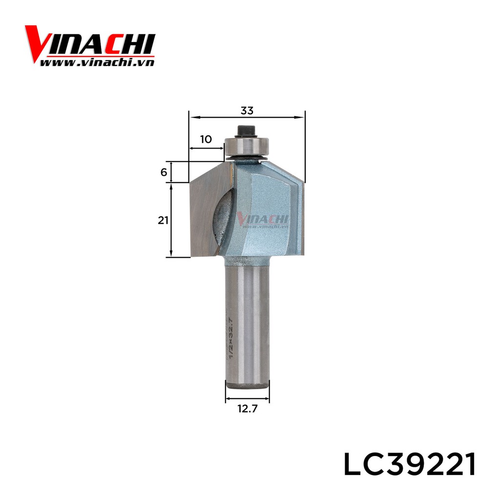 Mũi Soi Gỗ Đánh Hèm Cửa LC39221 - Mũi Soi Gỗ Đánh Hèm Cửa Độ Chính Xác Cao Tạo Đường Chỉ Đồng Đều Trên Các Bề Mặt