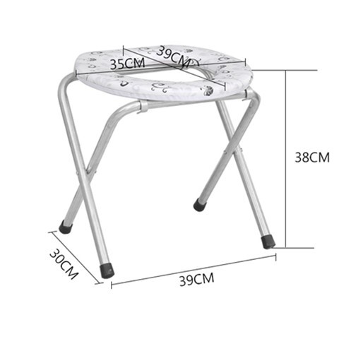 bệnh nhân ngồi Ghế nhà vệ sinh phụ nữ có thai không trơn trượt bồn cầu người già thể gập lại di động xổm