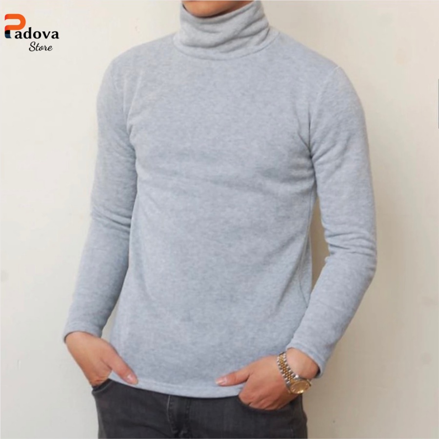 Áo thun nam tay dài, giữ nhiệt thể thao cao cổ cho nam co giãn, giữ ấm, màu sắc trẻ trung và năng động - AGN | BigBuy360 - bigbuy360.vn